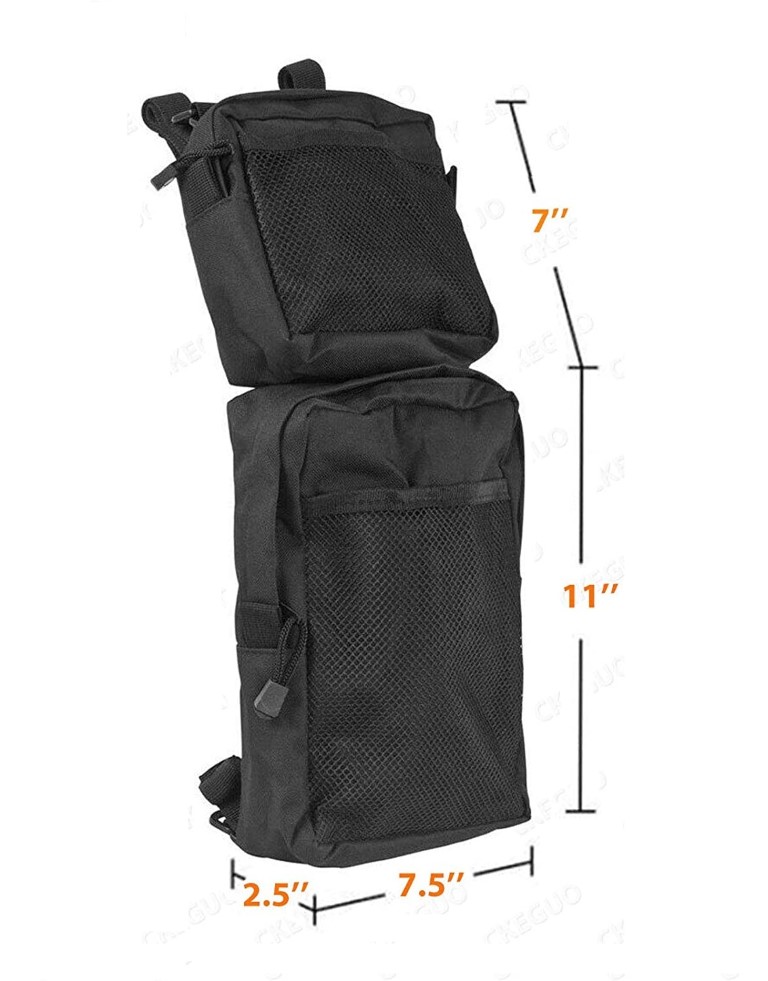 Kawasaki KRX 1000 Behind The Seat Storage Bags (2) [krx07] 69.99